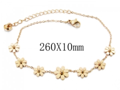HY Wholesale stainless steel Anklet-HY32B0076HHL