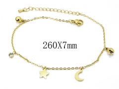 HY Wholesale stainless steel Anklet-HY32B0088PA