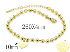 HY Wholesale stainless steel Anklet-HY32B0061OQ