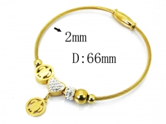 HY Wholesale 316L Stainless Steel Bangle-HY12B0468HIE