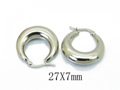 HY Wholesale Stainless Steel Hollow Hoop Earrings-HY58E1350NL