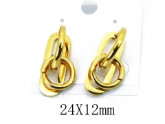 HY Wholesale 316L Stainless Steel Drops Earrings-HY58E1310ME