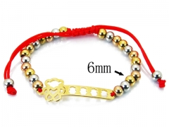 HY Stainless Steel 316L Bracelets (Rope Weaving)-HY76B1882NY