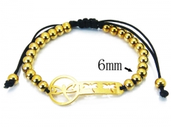 HY Stainless Steel 316L Bracelets (Rope Weaving)-HY76B1891NE
