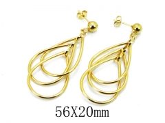 HY Wholesale 316L Stainless Steel Drops Earrings-HY58E1354NL
