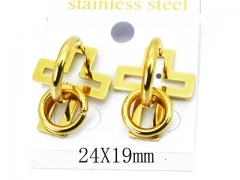 HY Wholesale 316L Stainless Steel Drops Earrings-HY58E1304MX