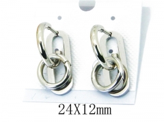 HY Wholesale 316L Stainless Steel Drops Earrings-HY58E1309LS