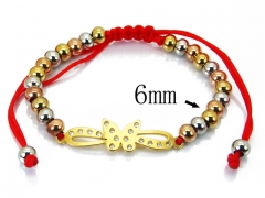 HY Stainless Steel 316L Bracelets (Rope Weaving)-HY76B1878NB