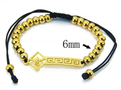HY Stainless Steel 316L Bracelets (Rope Weaving)-HY76B1888NC