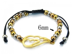 HY Stainless Steel 316L Bracelets (Rope Weaving)-HY76B1904NW