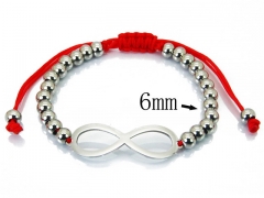 HY Stainless Steel 316L Bracelets (Rope Weaving)-HY76B1871MB