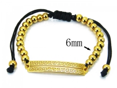 HY Stainless Steel 316L Bracelets (Rope Weaving)-HY76B1899NS