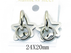 HY Wholesale 316L Stainless Steel Drops Earrings-HY58E1305LW
