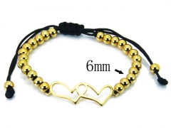 HY Stainless Steel 316L Bracelets (Rope Weaving)-HY76B1894NA