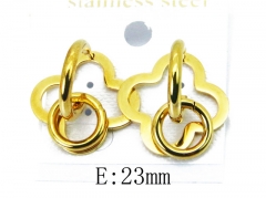 HY Wholesale 316L Stainless Steel Drops Earrings-HY58E1302MZ