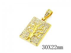 HY Wholesale 316L Stainless Steel Pendant-HY13P1103HLC