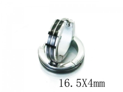 HY Stainless Steel 316L Huggie Hoop Earrings-HY05E1819O5