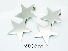 HY Wholesale 316L Stainless Steel Drops Earrings-HY26E0341MX