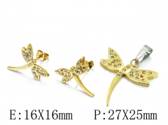 HY 316L Stainless Steel jewelry Animal Set-HY64S1131PW