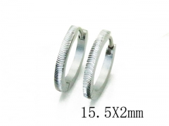 HY Stainless Steel 316L Huggie Hoop Earrings-HY05E1831NY