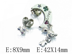 HY Wholesale Stainless Steel Bear Stud-HY90E0256HLW
