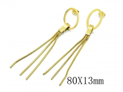 HY Wholesale 316L Stainless Steel Drops Earrings-HY26E0347OR