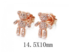 HY Wholesale Stainless Steel Bear Stud-HY90E0255HMS