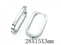 HY Stainless Steel 316L Huggie Hoop Earrings-HY05E1800PQ