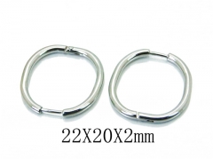 HY Wholesale 316L Stainless Steel Earrings-HY05E1840OW