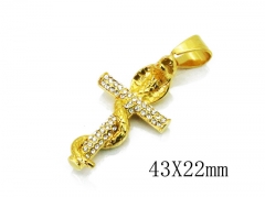 HY 316L Stainless Steel Cross Pendants-HY13P1116HIC