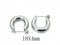 HY Stainless Steel 316L Huggie Hoop Earrings-HY05E1803PQ