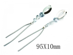 HY Wholesale 316L Stainless Steel Drops Earrings-HY26E0334NQ