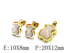 HY 316L Stainless Steel jewelry Bears Set-HY64S1134HJC