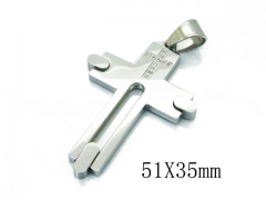 HY 316L Stainless Steel Cross Pendants-HY13P1119HKE