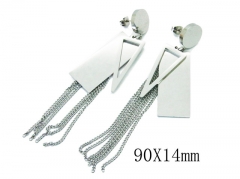 HY Wholesale 316L Stainless Steel Drops Earrings-HY26E0348NL