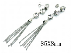 HY Wholesale 316L Stainless Steel Drops Earrings-HY26E0338NZ