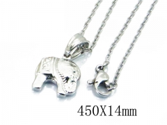 HY Stainless Steel 316L Necklaces (Animal Style)-HY64N0058LA