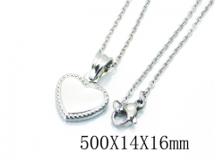 HY Wholesale Stainless Steel 316L Lover Necklaces-HY64N0052LA
