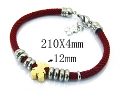 HY Wholesale Stainless Steel 316L Bracelets (Bear Style)-HY64B1335HIB