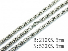 HY Wholesale SS Necklaces Bracelets Sets-HY40S0326HOR