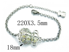 HY Wholesale Stainless Steel 316L Bracelets (Bear Style)-HY90B0388HNB