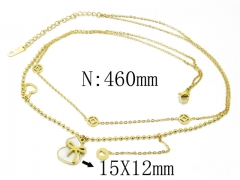 HY Wholesale Stainless Steel 316L Necklaces-HY32N0066HIL
