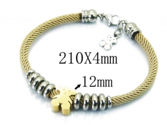 HY Wholesale Stainless Steel 316L Bracelets (Bear Style)-HY64B1333HIE