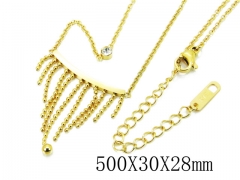 HY Wholesale Stainless Steel 316L Necklaces-HY32N0064HZL