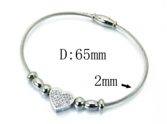 HY Wholesale 316L Stainless Steel Bangle-HY24B0048HKL