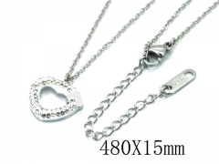HY Wholesale Stainless Steel 316L Lover Necklaces-HY80N0311MZ