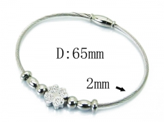 HY Wholesale 316L Stainless Steel Bangle-HY24B0050HKL