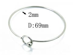 HY Wholesale 316L Stainless Steel Popular Bangle-HY64B1358LV