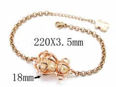 HY Wholesale Stainless Steel 316L Bracelets (Bear Style)-HY90B0390IFF