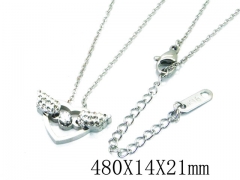 HY Wholesale Stainless Steel 316L Lover Necklaces-HY80N0314MV
